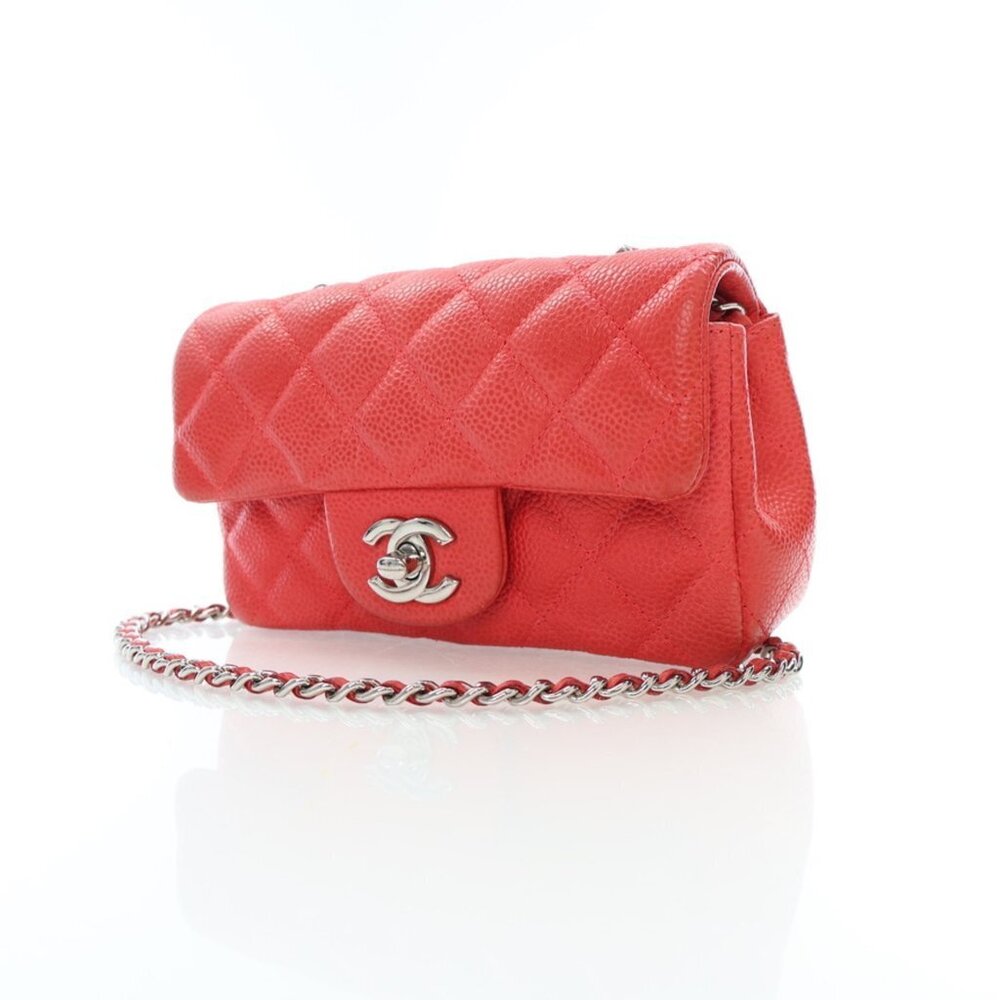 Chanel Mini Caviar Rectangular Classic Single Fla… - image 3